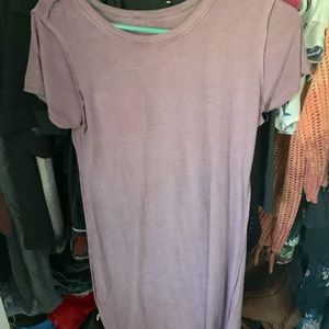 Tshirt dress. Lavender
